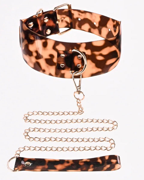 Sincerely Amber Collar With Leash SS52101