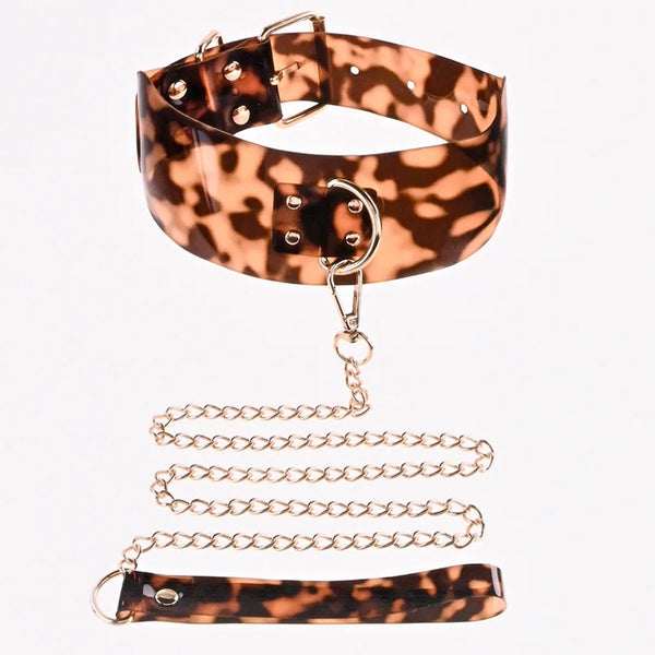 Sincerely Amber Collar With Leash SS52101