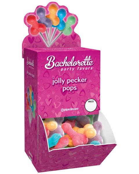 Bachelorette Party Favors - Jolly Pecker Pops - 50 Piece Display Box PD7429-99D