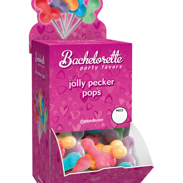 Bachelorette Party Favors - Jolly Pecker Pops - 50 Piece Display Box PD7429-99D