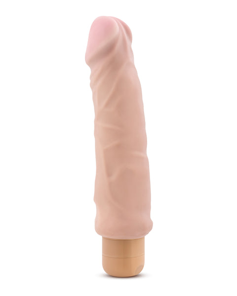 X5 Plus - Hard on Vibrating 9 Inch Dildo - Natural BL-52203