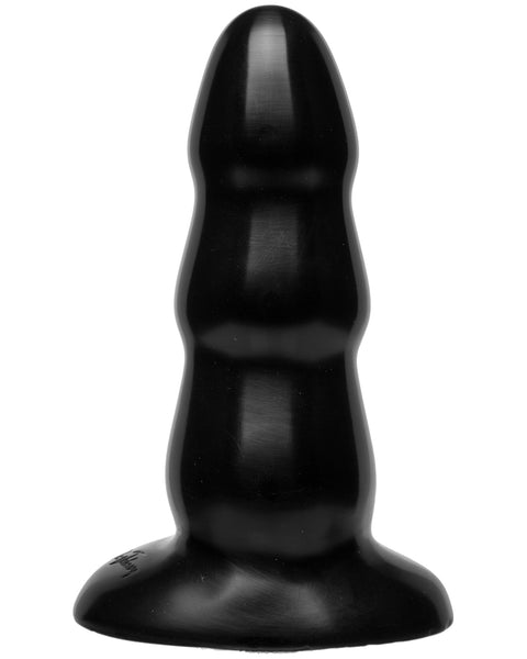 Triple Ripple Butt Plug - Medium - Black DJ0247-03