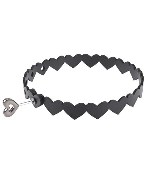 Heart Day Collar - Black SS09850