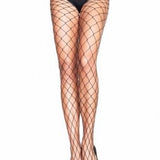 Fence Net Pantyhose - One Size - Black LA-9905BLK