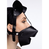 Pup Puppy Play Hood and Breathable Ball Gag | Adjustable Hood for Pet Play Enthusiasts Sale