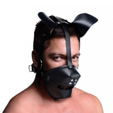 Pup Puppy Play Hood and Breathable Ball Gag | Adjustable Hood for Pet Play Enthusiasts Sale