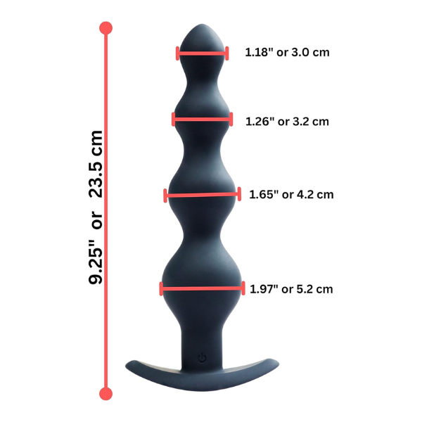 Earth Quaker Rechargeable Anal Vibe  | Powerful Vibration and Curved Design for Deep Satisfaction VeDO