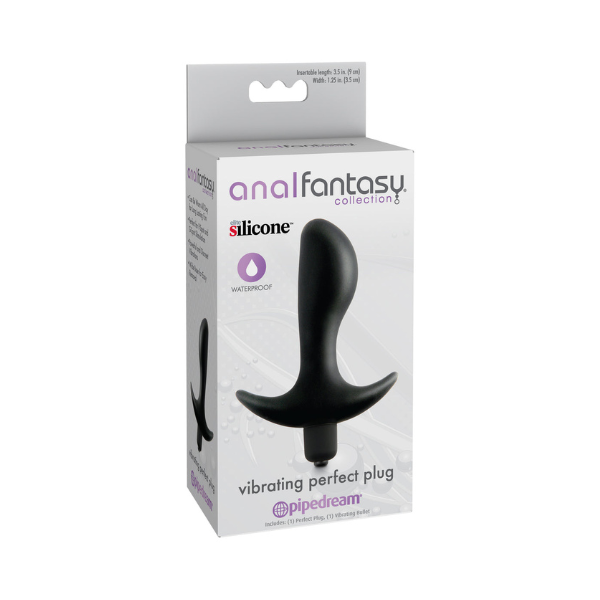 Anal Fantasy Collection Vibrating Perfect Plug | Ergonomic, All-Day Wear Plug with Discreet Vibration for Enhanced Pleasure Pipedream