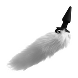 White Fox Tail Vibrating Anal Plug | Perfect for Playful Role Play and Tail Fun Sale