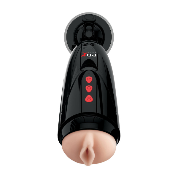 PDX Elite Dirty Talk Starter Stroker | Realistic Sensations with Interactive Dirty Talk Pipedream