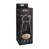 PDX Elite Dirty Talk Starter Stroker | Realistic Sensations with Interactive Dirty Talk Pipedream