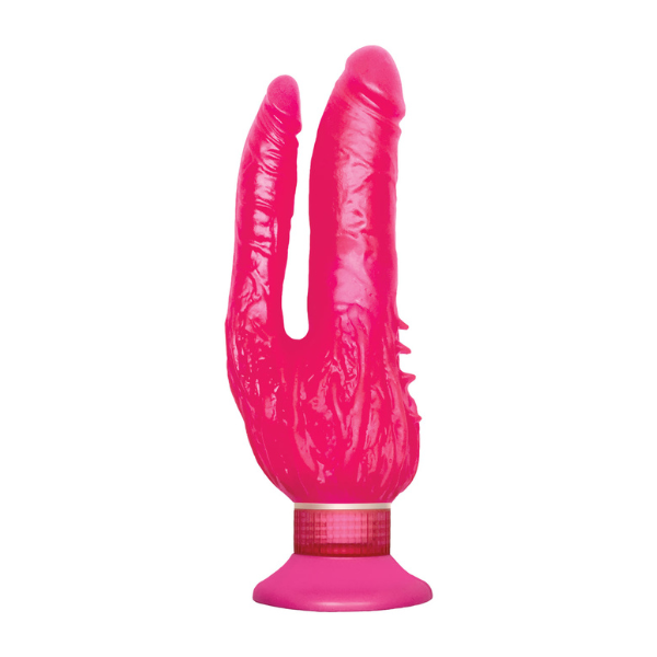 Wall Bangers Double Penetrator | Dual Stimulation with Suction Base for Hands-Free Pleasure Pipedream