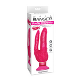 Wall Bangers Double Penetrator | Dual Stimulation with Suction Base for Hands-Free Pleasure Pipedream