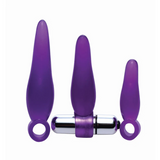 Fanny Fiddlers 3 Piece Finger Rimmer Set With Vibrating Bullet | Gradual Anal Training with 3 Sizes and Optional Vibration XR Brands