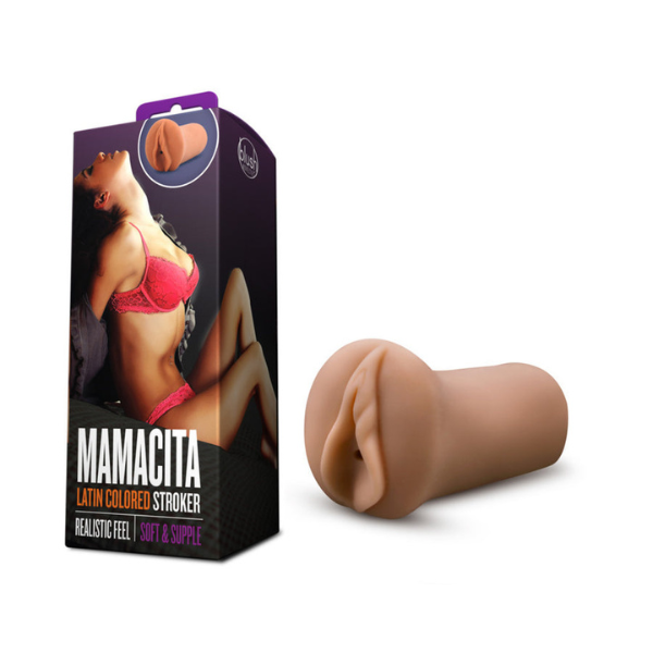 Mamacita Stroker Latin | Ultra-Soft, Realistic Pleasure with Ribbed Interior Blush