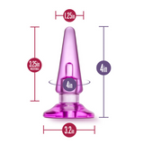 Sassy Vibra Plug (Pink) | Perfect Beginner’s Plug with Optional Vibration Blush