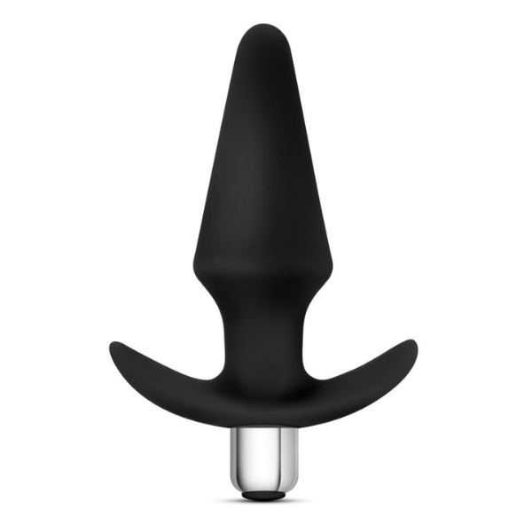 Luxe Discover (Black) | 2-in-1 Plug with Removable Bullet for Customizable Anal Pleasure Blush