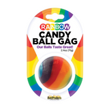 Rainbow Candy Ball Gag | Edible and Playful Restraint Hott Products