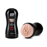 M for Men - Soft and Wet - Pussy With Pleasure Ridges and Orbs  | Self-Lubricating Pleasure with Adjustable Suction Blush