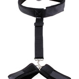 Fetish Fantasy Series Gag and Wrist Restraint - Black PD2178-23