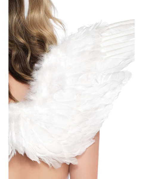 2 Pc Angel Accessory Kit - White | Shine with a Heavenly Glow Leg Avenue