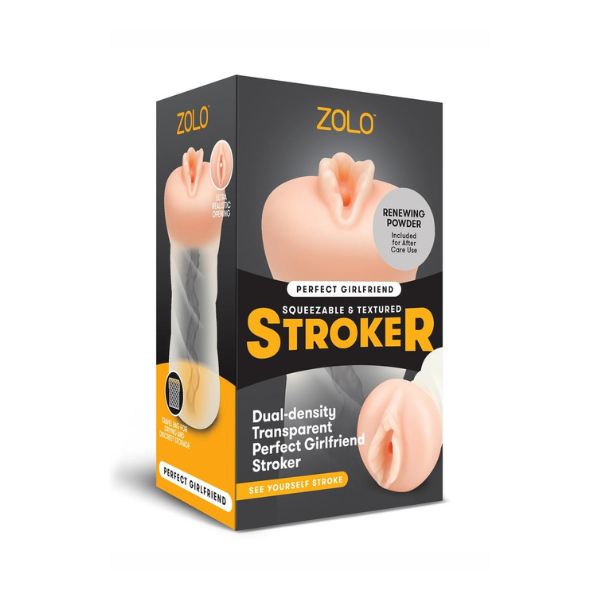 ZOLO Realistic Perfect Girlfriend Stroker | Dual-Density, Squeezable Pleasure XGEN