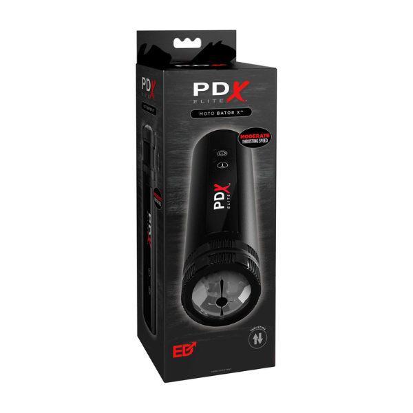 PDX Elite Moto-Bator X | Automatic Thrusting and Vibrating Stroker for Hands-Free Pleasure Pipedream