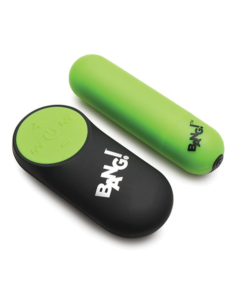 Glow in the Dark Bullet With Remote - Green BNG-AH458