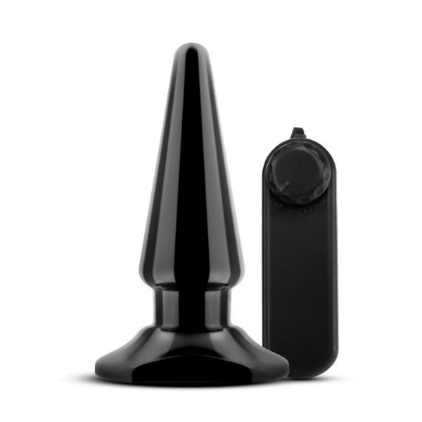 Anal Adventures Basic Vibrating Anal Pleaser | Tapered Plug with Multi-Speed Vibration for New Sensations Blush