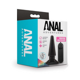 Anal Adventures Basic Vibrating Anal Pleaser | Tapered Plug with Multi-Speed Vibration for New Sensations Blush