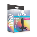 Anal Adventures Platinum Vibrating Prostate Massager 01 | Powerful, Targeted P-Spot Stimulation with UltraSmooth Silicone Blush