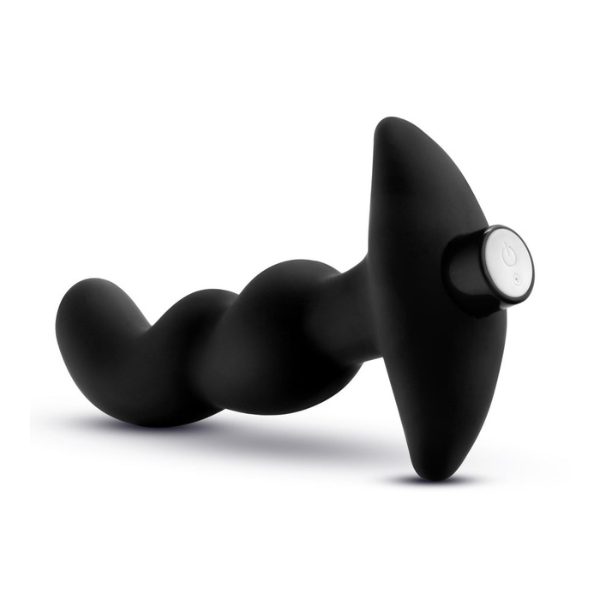 Anal Adventures Platinum Vibrating Prostate Massager 03  | Wavy Curves and Powerful Vibration for Enhanced P-Spot Stimulation Blush