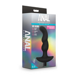 Anal Adventures Platinum Vibrating Prostate Massager 03  | Wavy Curves and Powerful Vibration for Enhanced P-Spot Stimulation Blush