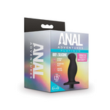 Anal Adventures Platinum Vibrating Prostate Massager 02 | 10 Vibration Modes and Ultra-Smooth Silicone Blush