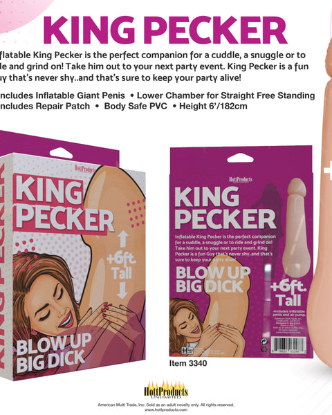 King Pecker- 6 Foot Giant Inflatable Penis HTP3340