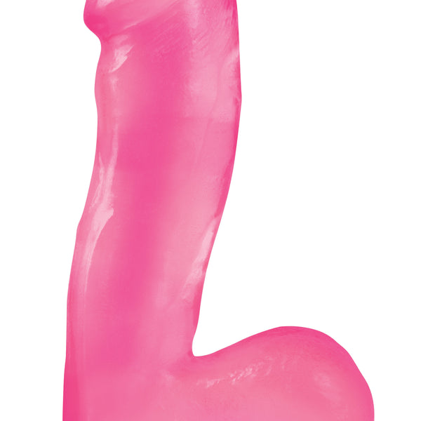 Basix Rubber Works - 6.5 Inch Dong With Suction Cup - Pink PD4220-11