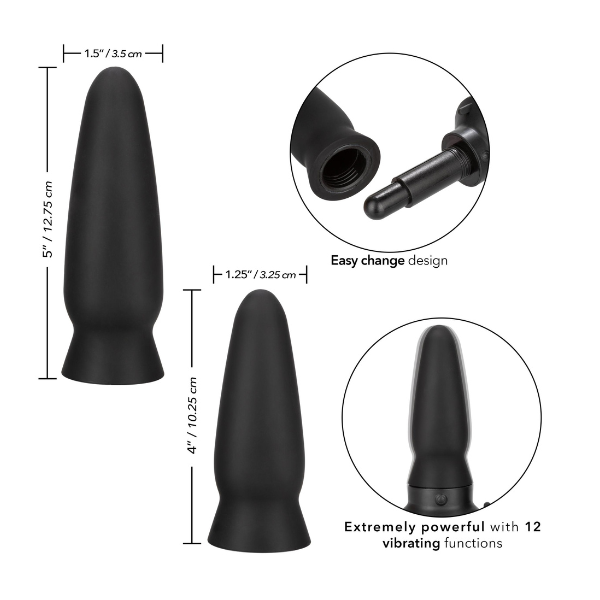 Eclipse Interchangeable Probe | Dual Attachment, Customizable Anal Stimulation with 12 Vibration Functions Sale