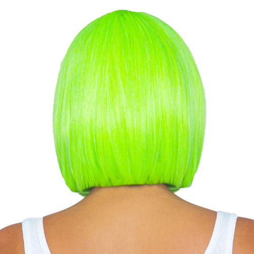 12-Inch Short Bob Wig | Bold Neon Green Look Leg Avenue