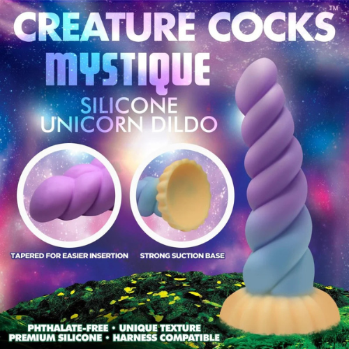 Mystique Silicone Unicorn Dildo | Enchanting and Unique Pleasure XR Brands