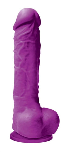 Colours Pleasures - 5 Inch Dildo - Purple NSN0405-15