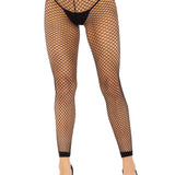 Industrial Net Footless Tights - One Size - Black LA-7348BLKOS