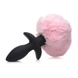 Waggerz Moving and Vibrating Bunny Tail Anal Plug  | Vibrating Plug with Fluffy Tail for Unique Role Play XR Brands