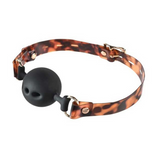 Sincerely Amber Ball Gag | Stylish Tortoiseshell-Inspired Breathable Gag Sale Specials