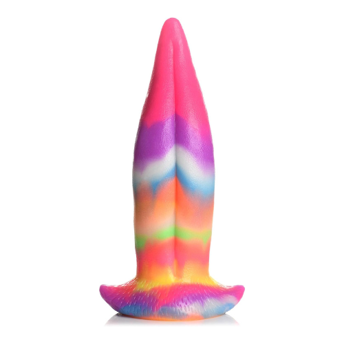 Unicorn Kiss Unicorn Tongue Glow-in-the-Dark Silicone Dildo | Magical, Luminous Pleasure XR Brands