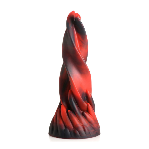 Hell Kiss Twisted Tongues Silicone Dildo | Fiery Pleasure with Unique Texture XR Brands