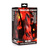 Hell Kiss Twisted Tongues Silicone Dildo | Fiery Pleasure with Unique Texture XR Brands