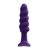 Twist Rechargeable Anal Vibe (Purple) | Intense Vibration with Swirling Texture for Maximum Pleasurel VeDO