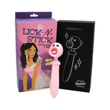 Lick n' Stick Clit Flicker and G-Spot Vibrator  | Dual-Action Vibrator with Flickering Tongue Natalie's Toy Box