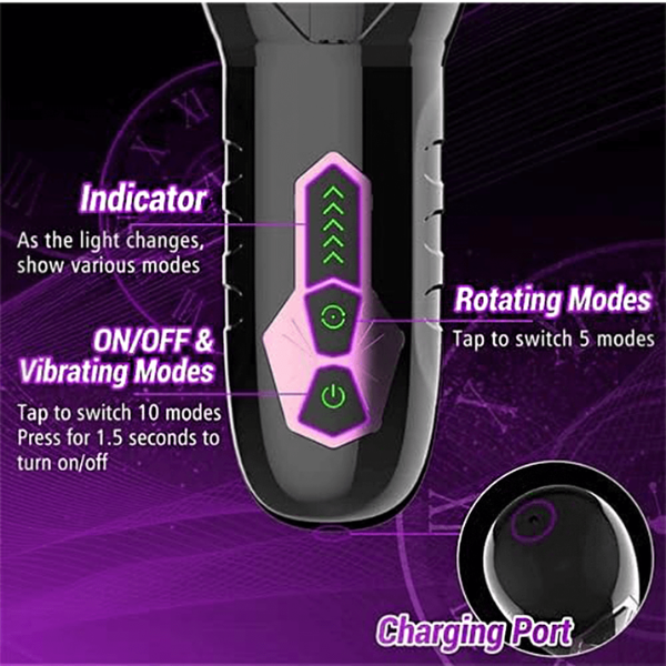 The Male Rose | Viral Oral-Simulating Masturbator with 360° Rotation and Powerful Vibration The Male Rose