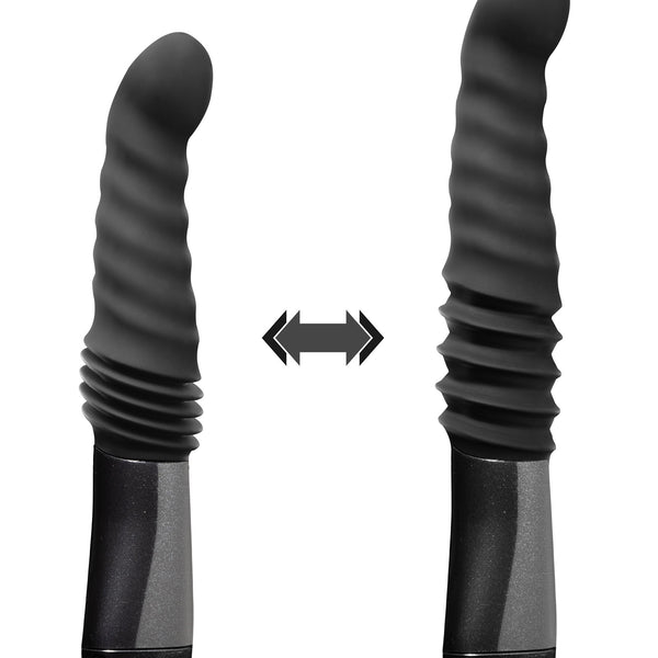 Temptasia - Lazarus - Thrusting Dildo - Black BL-29985